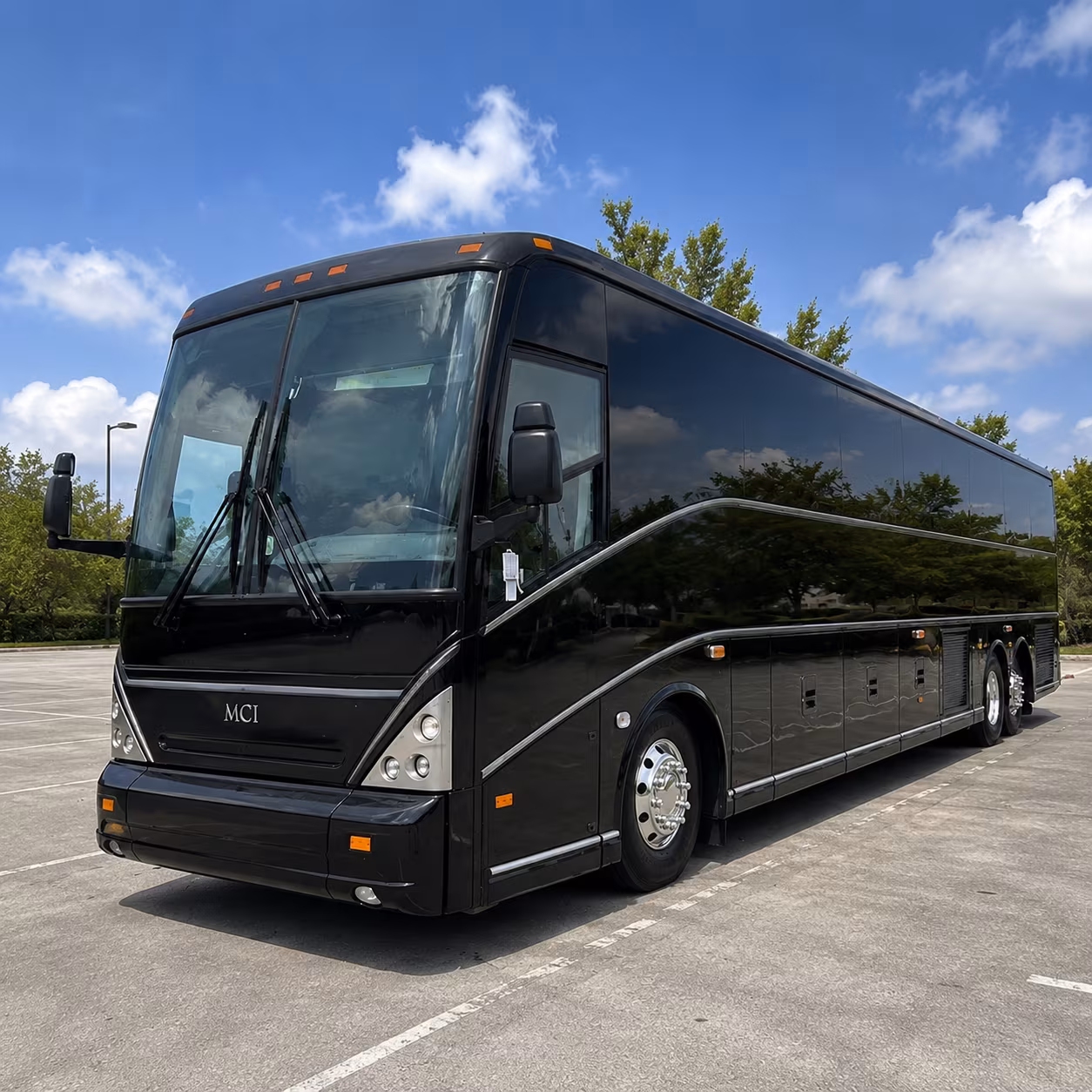 McAllen Airport Shuttle & Transportation party bus exterior