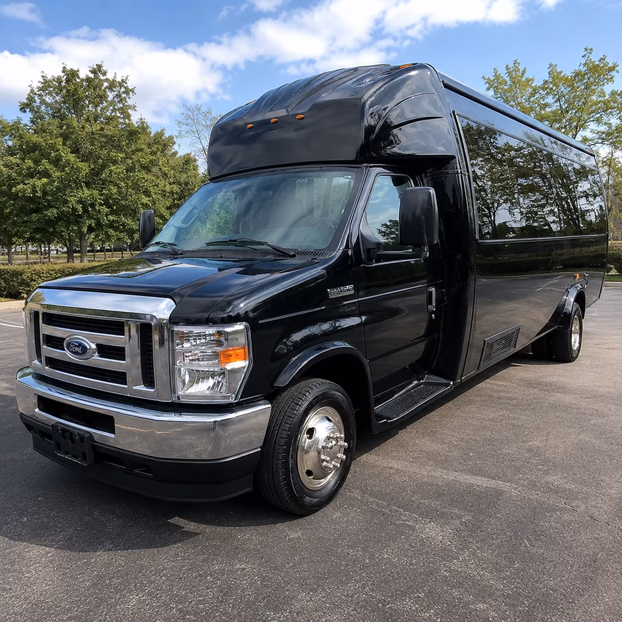 McAllen Birthday, Sweet 16, & Quinceañera Transportation party bus interior