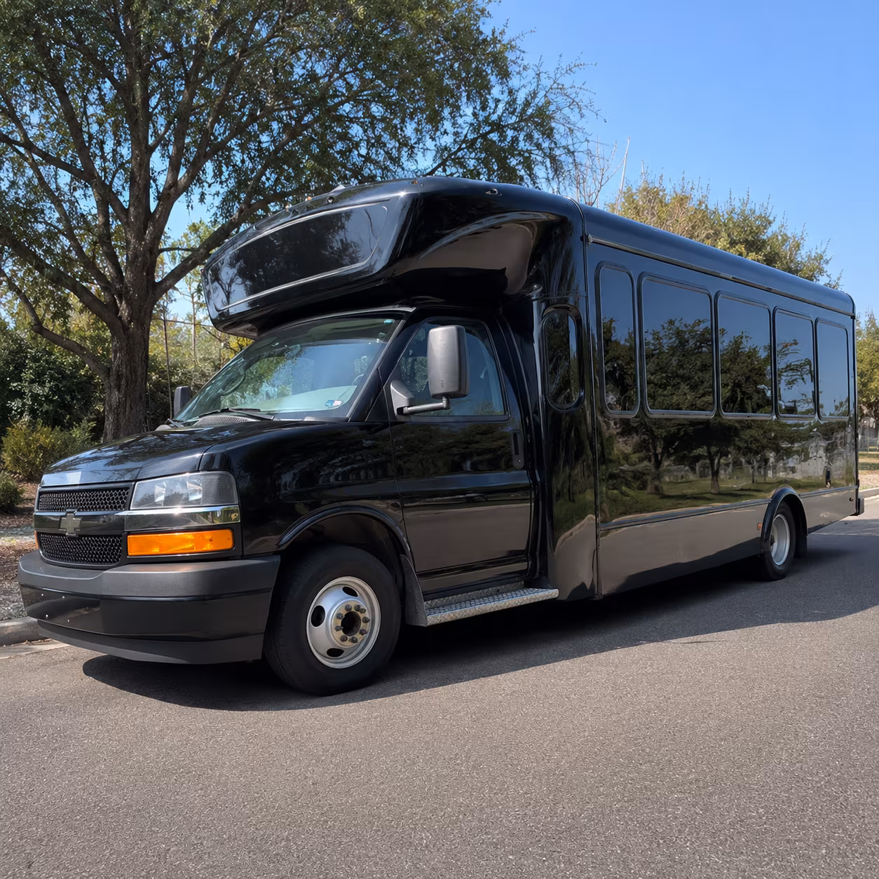 McAllen Concert & Music Festival Transportation party bus interior