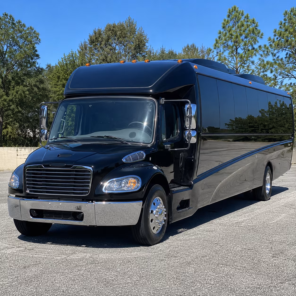 McAllen Corporate Transportation party bus exterior