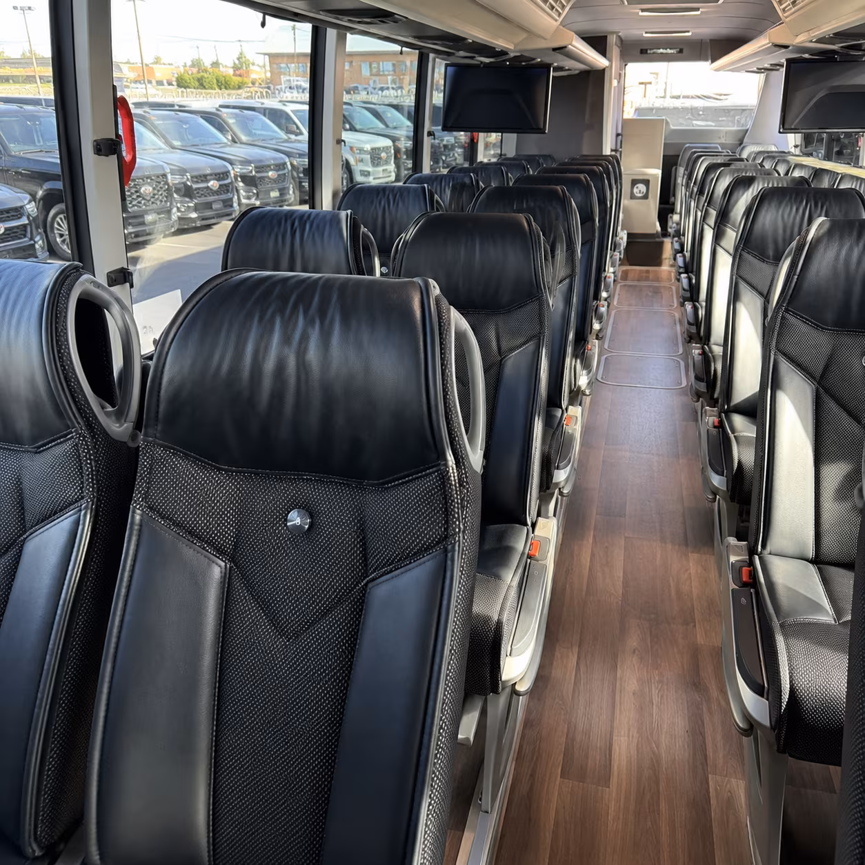 McAllen Corporate Transportation party bus exterior