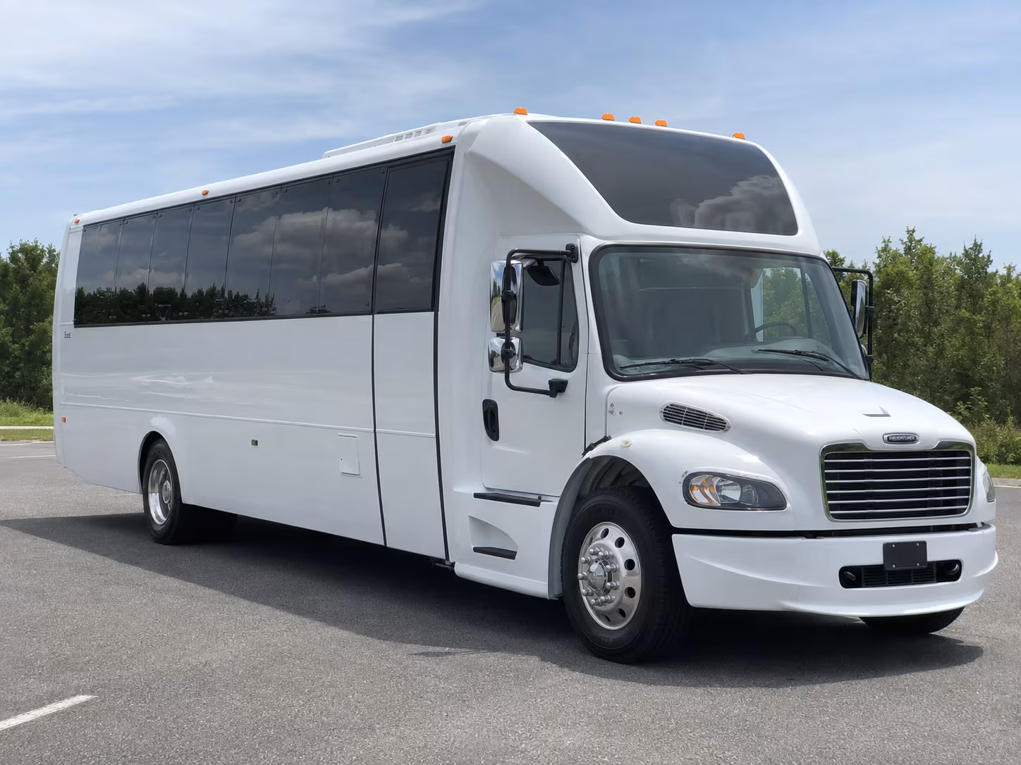 McAllen Private Event Transportation party bus exterior