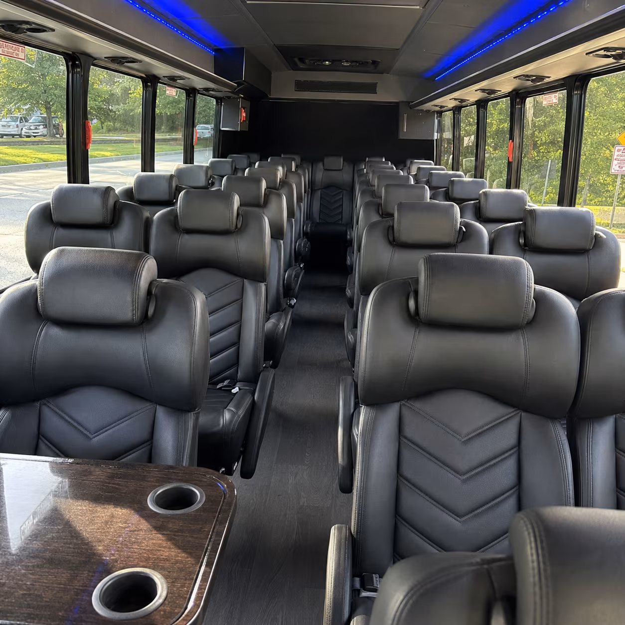McAllen School Event Transportation onboard seating