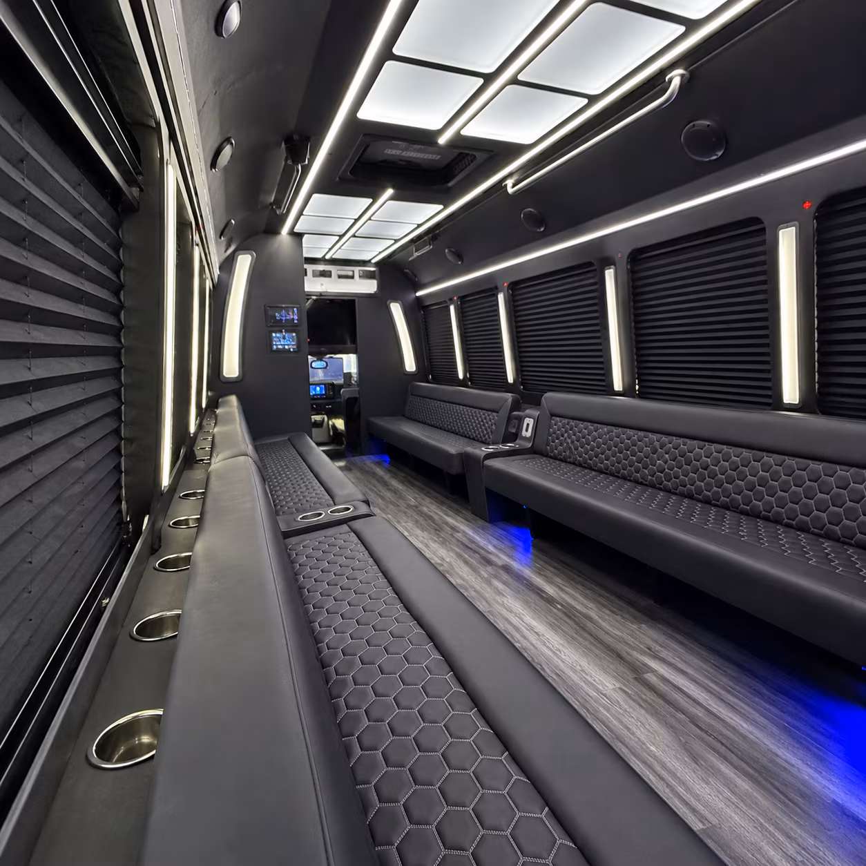 McAllen Sporting Event Transportation onboard seating