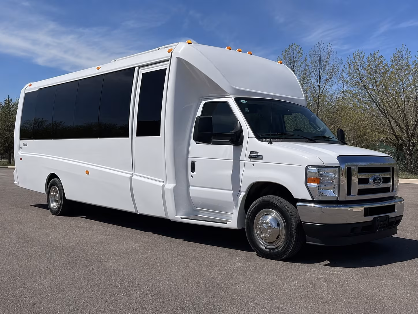McAllen Sporting Event Transportation party bus exterior