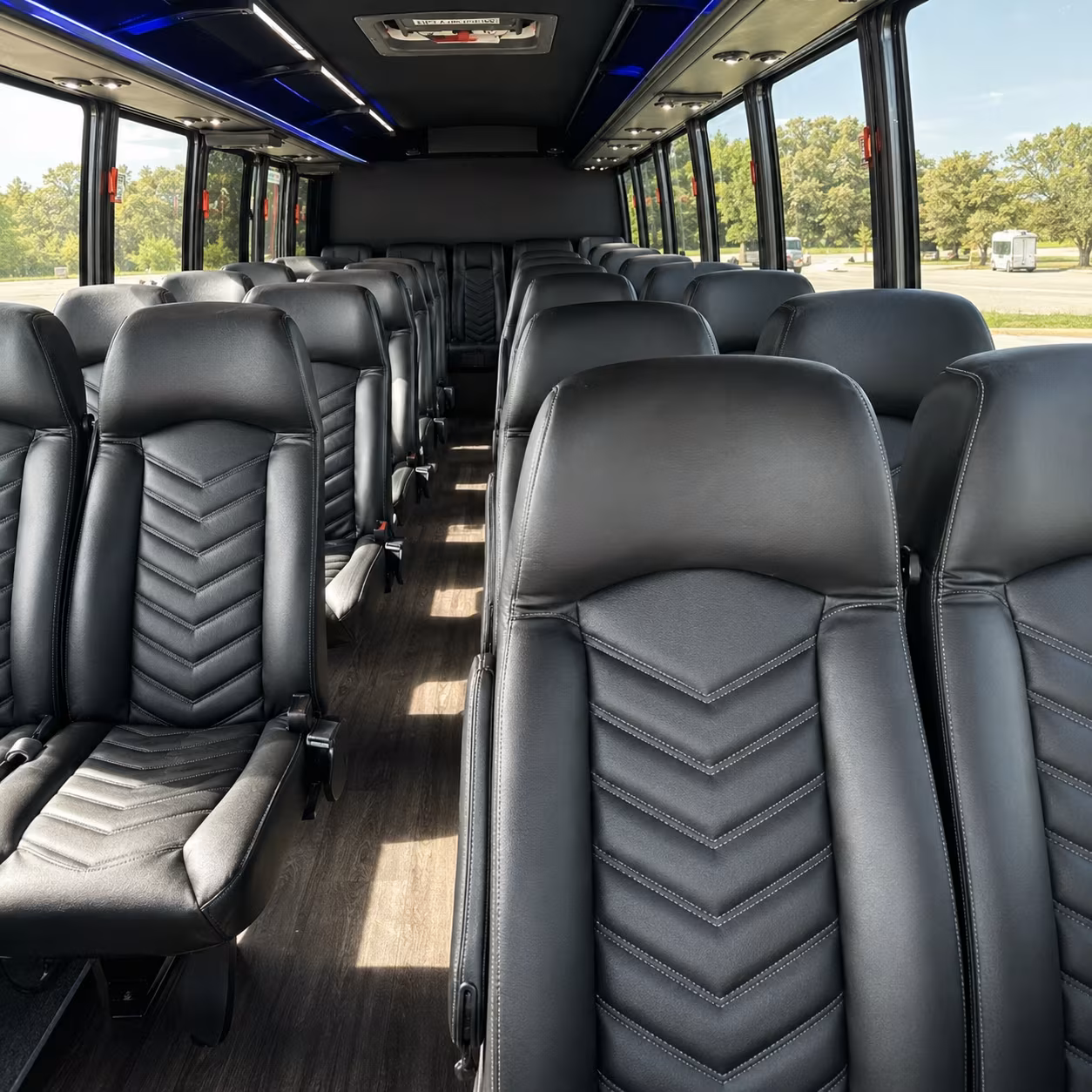 15-35 Passenger Minibus Inside