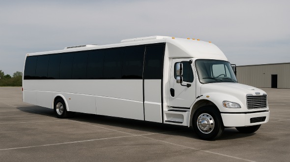 Exterior of McAllen Party Bus Company's 28 Passenger Party Bus in McAllen