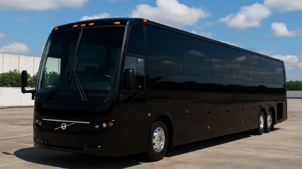 Exterior of Charter Bus Company San Antonio's 40 Passenger Party Bus in San Antonio