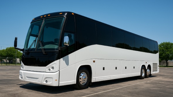 Exterior of Charter Bus Company Edinburg's 50 Passenger Party Bus in Edinburg